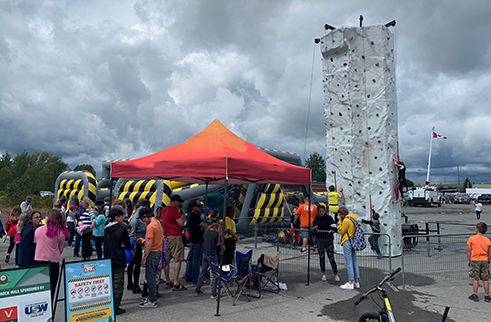 Rock Wall rental from A Maze N Fun